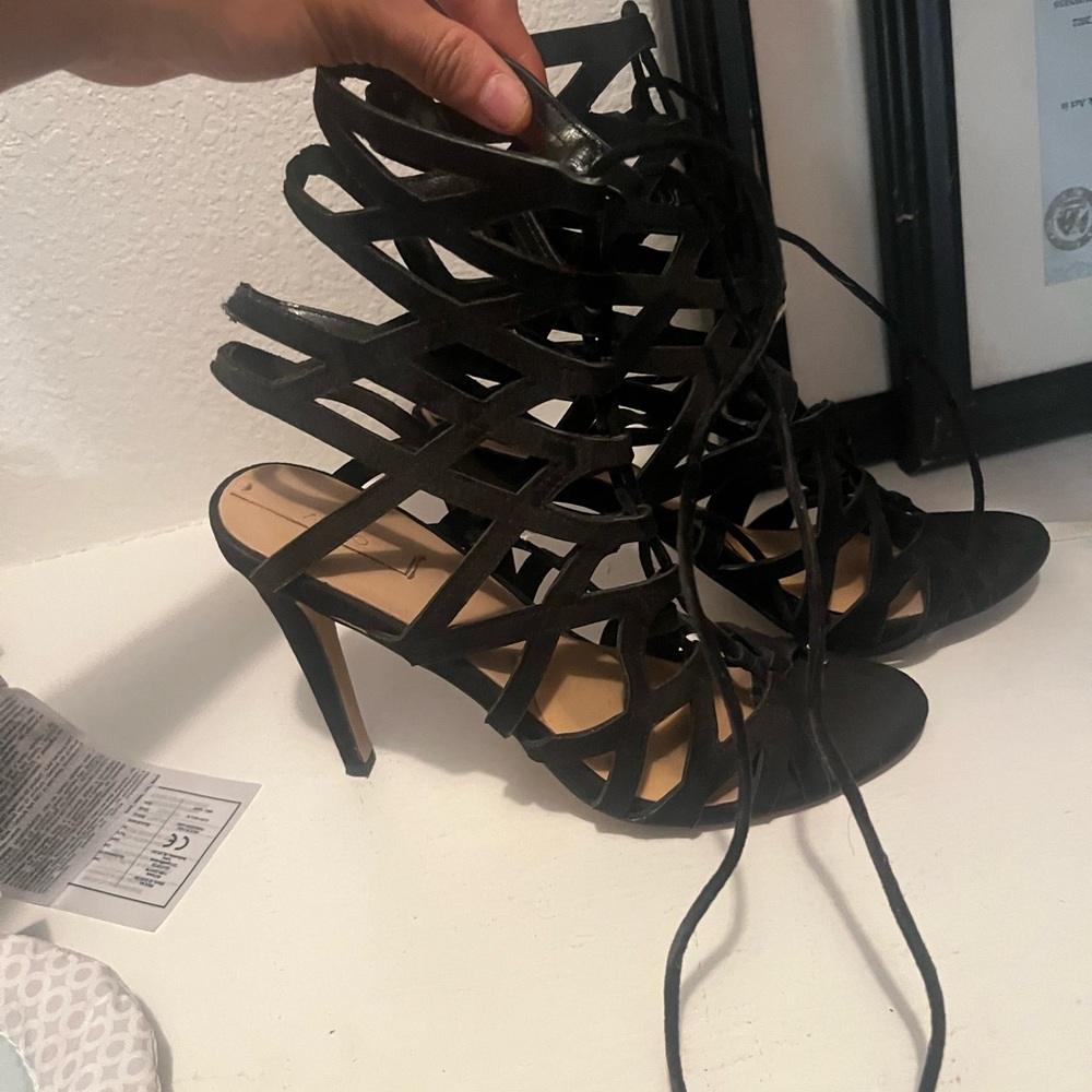 Aldo straps heels